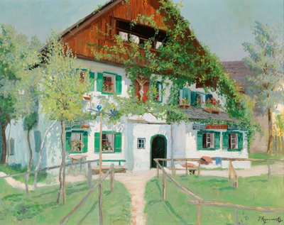 Farmhouse in the Summer Light by Jakob Koganowsky